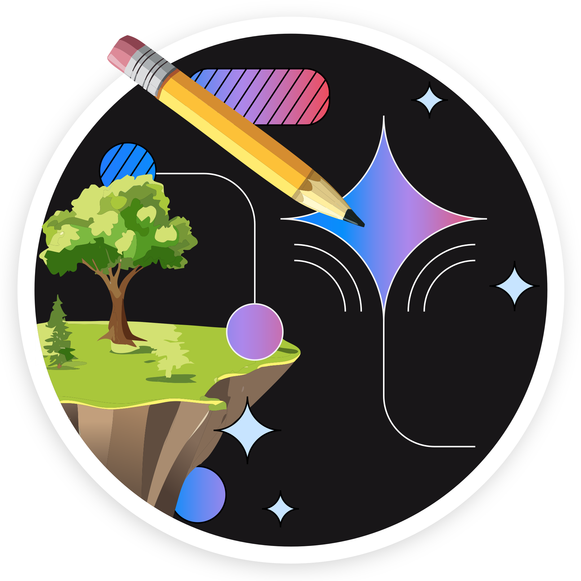 Living Canvas Game Badge